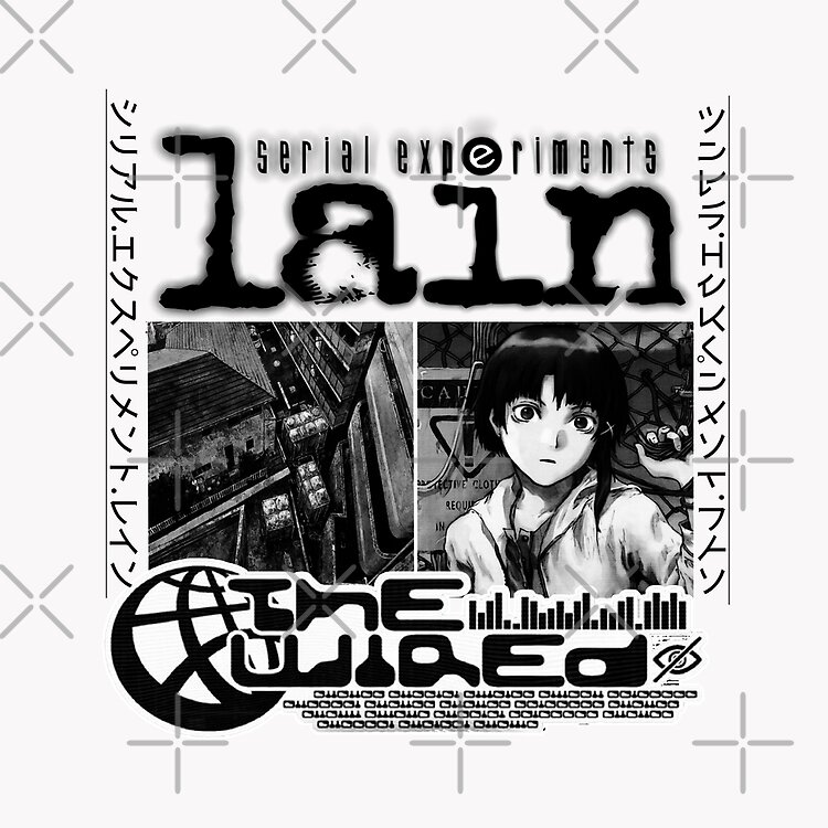 Black And White Serial Experiments Lain Tote Bag - Image 2