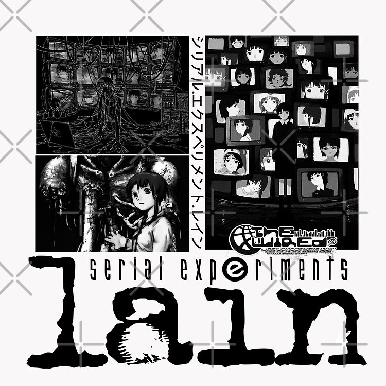 Black And White Serial Experiments Lain Tote Bag - Image 2