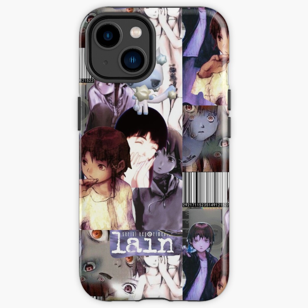 Serial Experiments Lain Abstract Collage Iphone Case