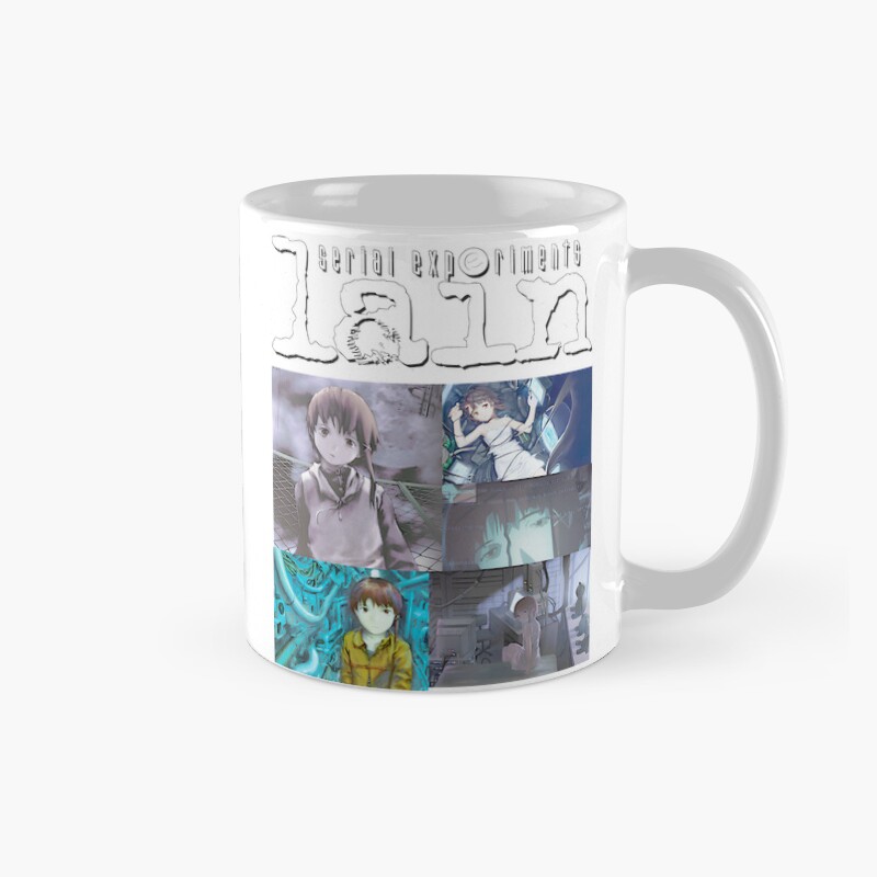 Serial Experiments Lain Vintage Anime Aesthetic Design Mug
