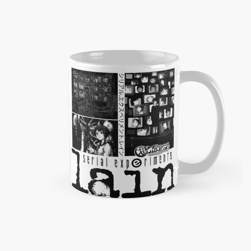 Black And White Serial Experiments Lain Mug