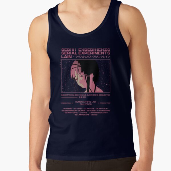 Serial Experiments Lain Aesthetic Tank Top - Image 5