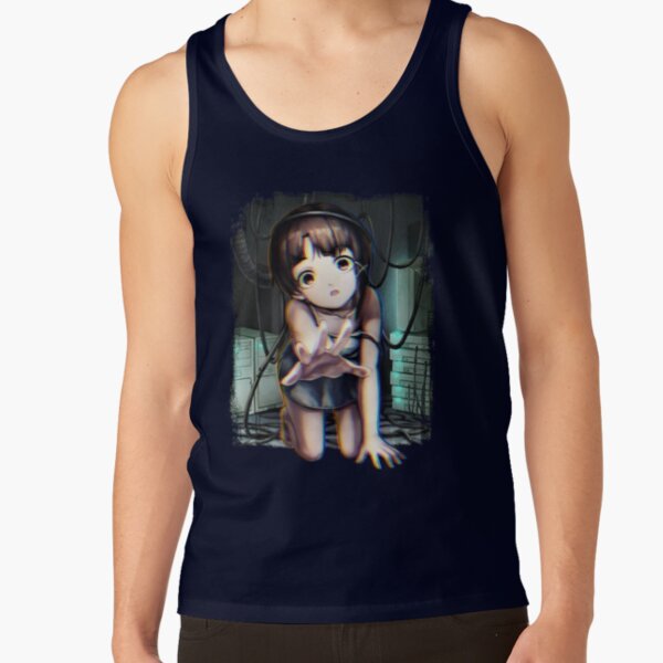 Lain Iwakura Serial Experiments Lain Tank Top - Image 5