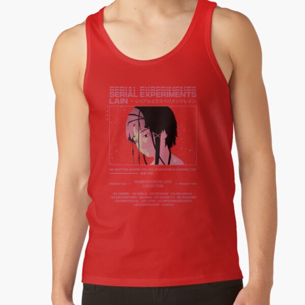 Serial Experiments Lain Aesthetic Tank Top - Image 4