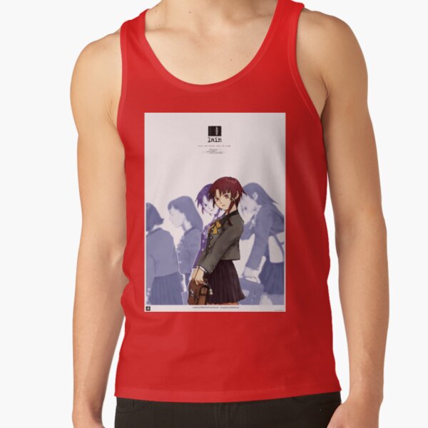 Serial Experiments Lain Ps1 Promo Tank Top - Image 4