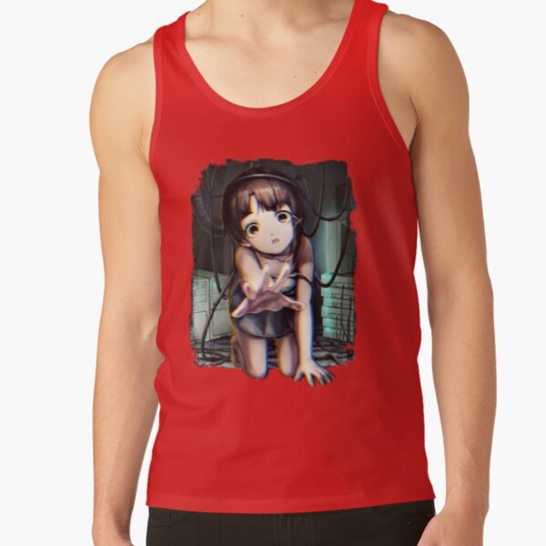 Lain Iwakura Serial Experiments Lain Tank Top - Image 4