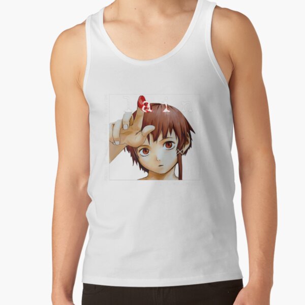 Serial Experiments Lain Anime Tank Top - Image 2
