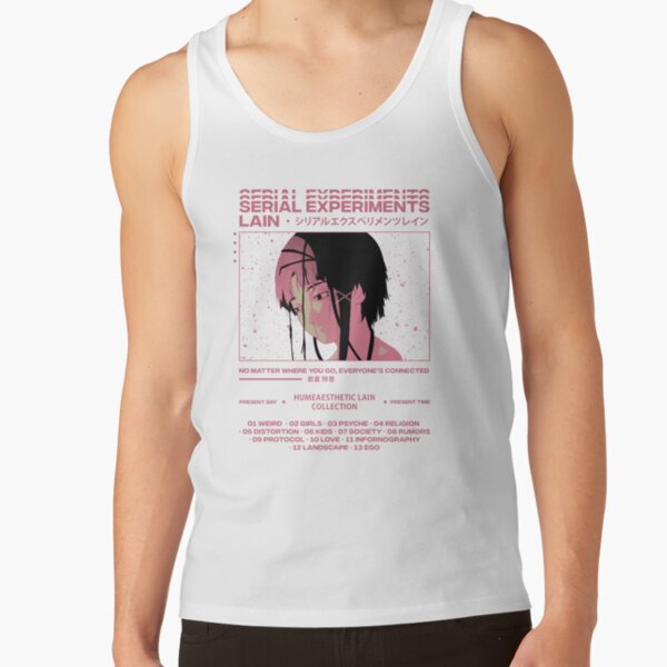 Serial Experiments Lain Aesthetic Tank Top - Image 2