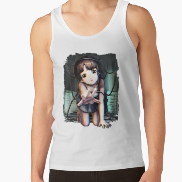 Lain Iwakura Serial Experiments Lain Tank Top - Image 2