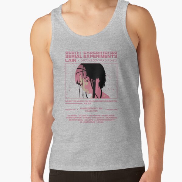 Serial Experiments Lain Aesthetic Tank Top - Image 3