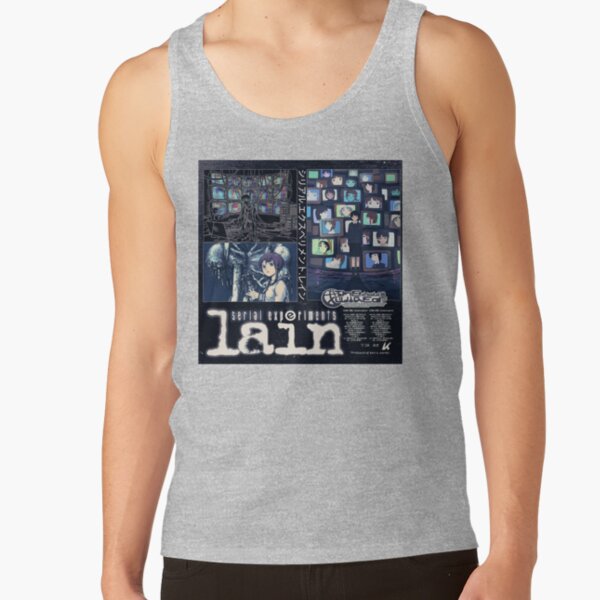 Serial Experiments Lain The Wired Virtual Girl Tank Top - Image 3