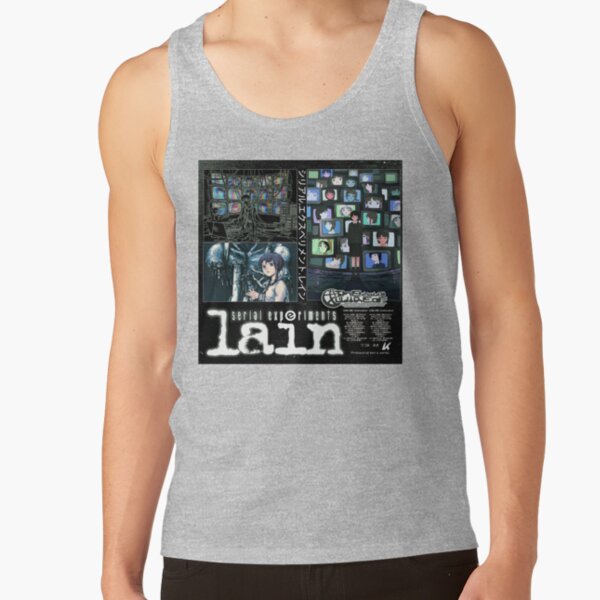 Serial Experiments Lain The Wired Virtual Girl Tank Top - Image 3