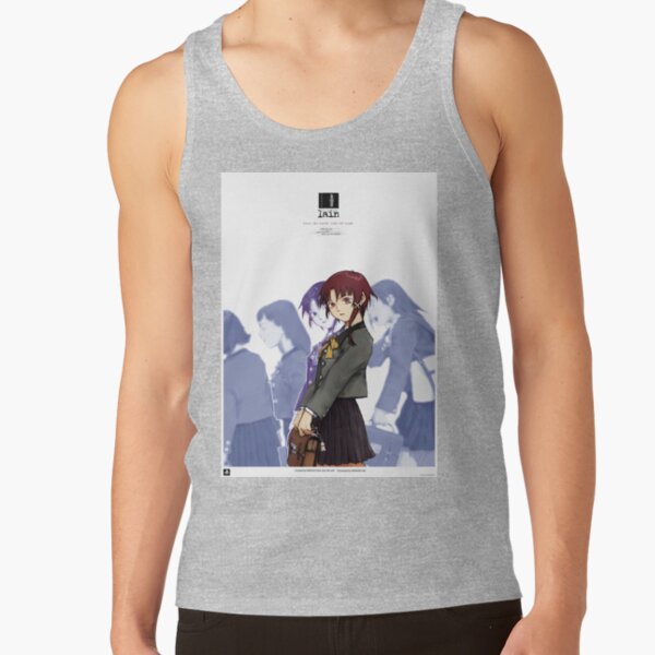 Serial Experiments Lain Ps1 Promo Tank Top - Image 3