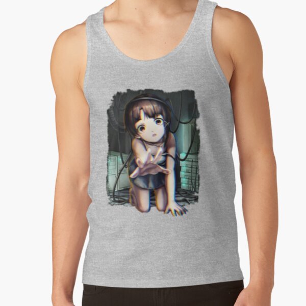Lain Iwakura Serial Experiments Lain Tank Top - Image 3