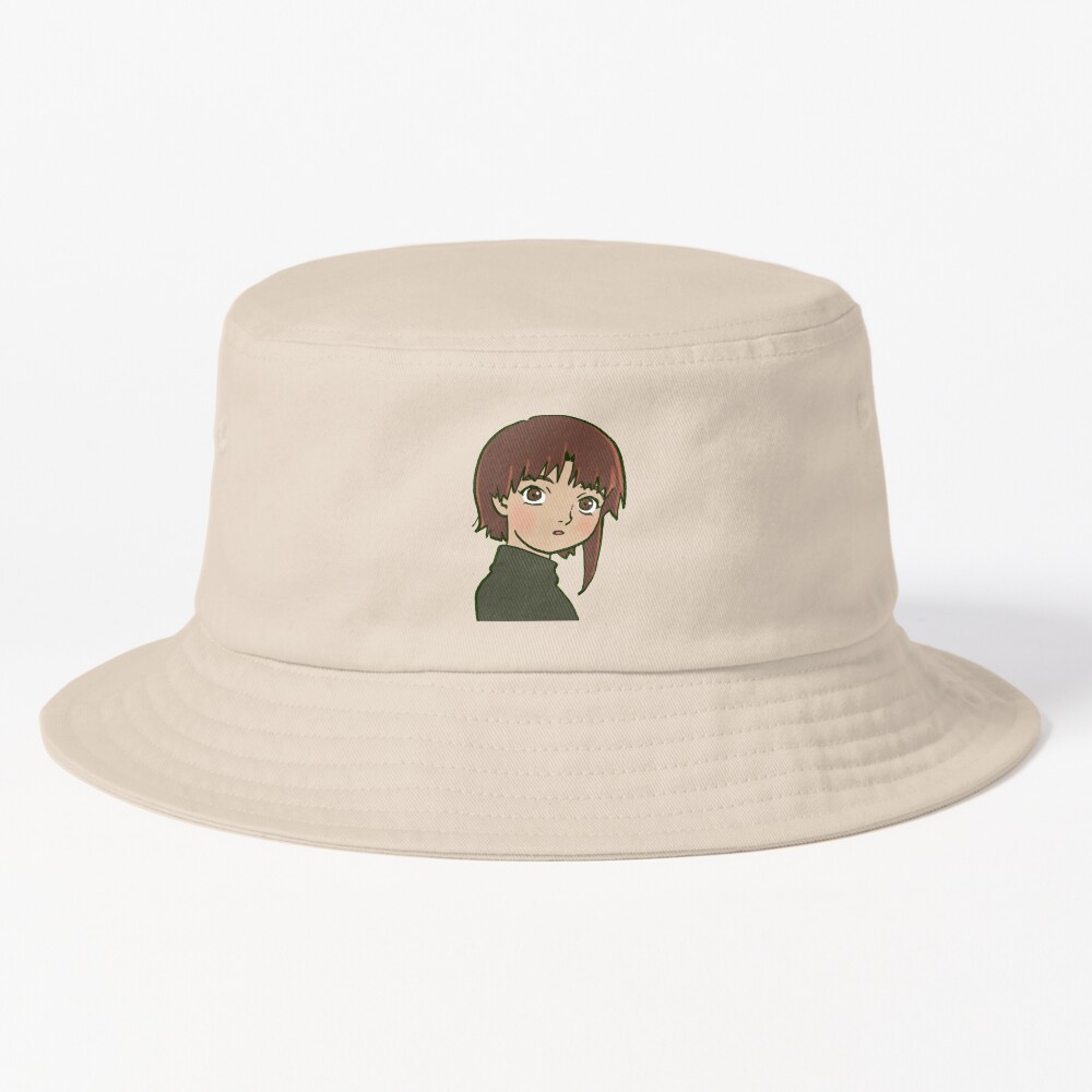 I Draw Anime Lain Iwakura Serial Experiments Lain Bucket Hat