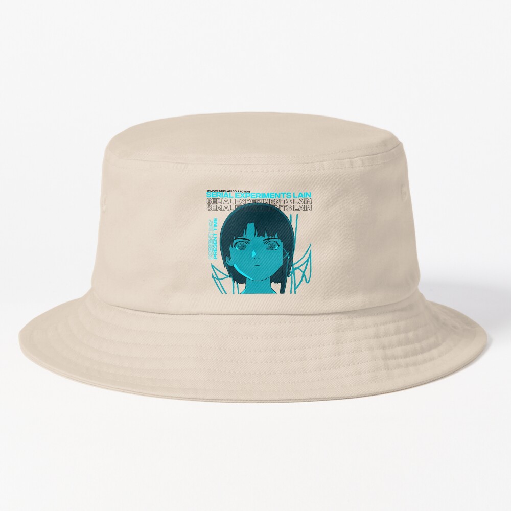 Serial Experiments Lain Aesthetic Retro Bucket Hat
