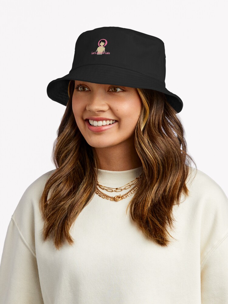 Serial Experiments Lain Serial Experiments Lain Serial Experiments Lainnnnnnn Bucket Hat - Image 2