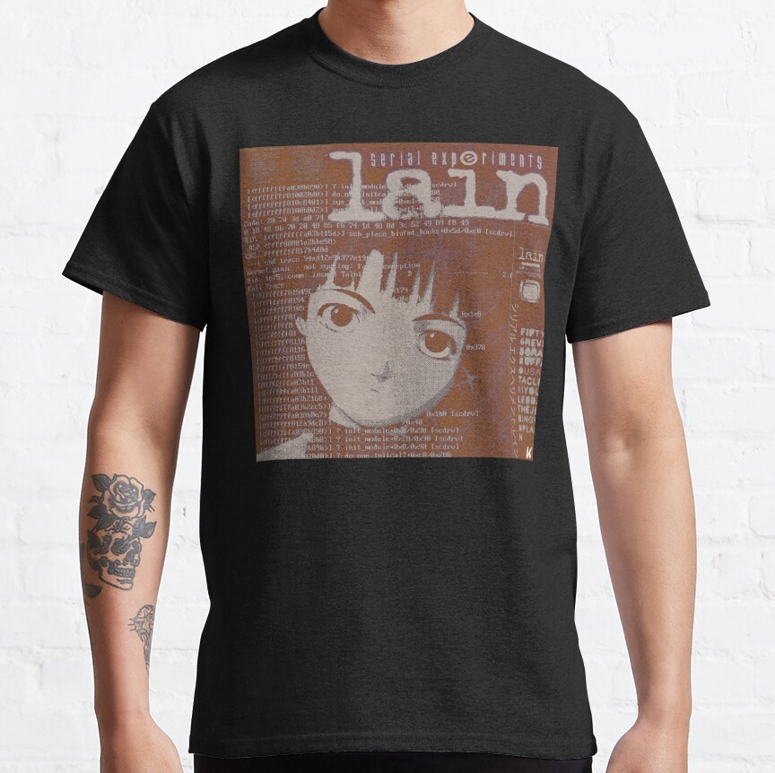 Serial Experiments Lain The Wired Virtual Girl T-shirt - Image 2