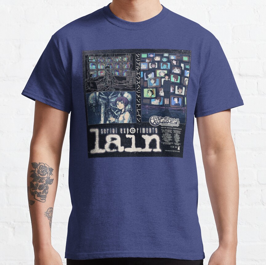Serial Experiments Lain The Wired Virtual Girl T-shirt - Image 4