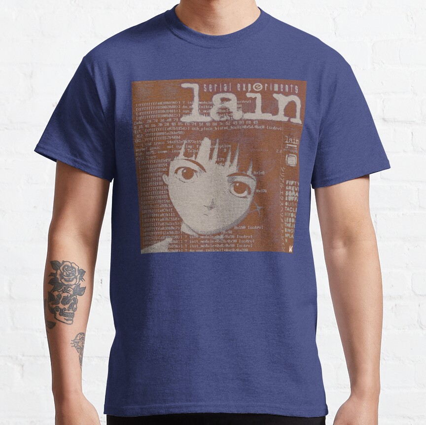 Serial Experiments Lain The Wired Virtual Girl T-shirt - Image 4