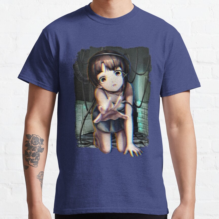Lain Iwakura Serial Experiments Lain T-shirt - Image 4