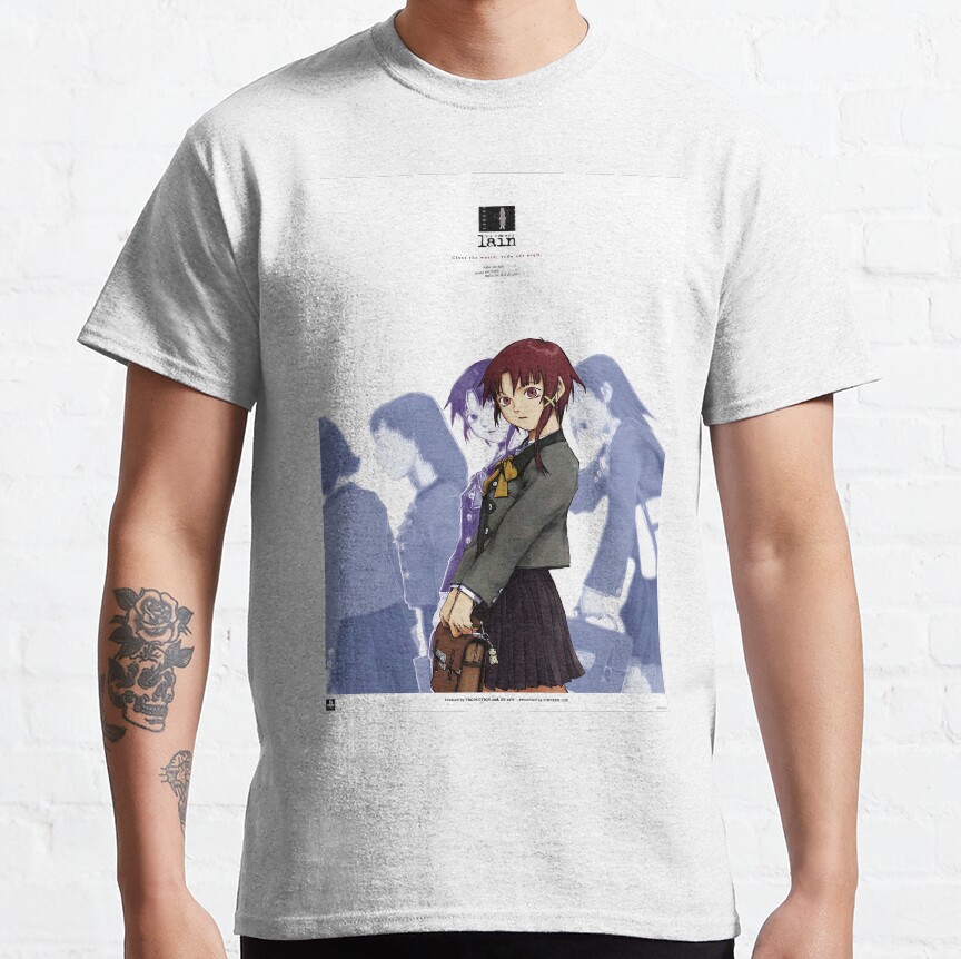 Serial Experiments Lain Ps1 Promo T-shirt
