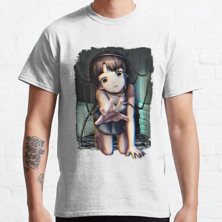 Lain Iwakura Serial Experiments Lain T-shirt - Image 2