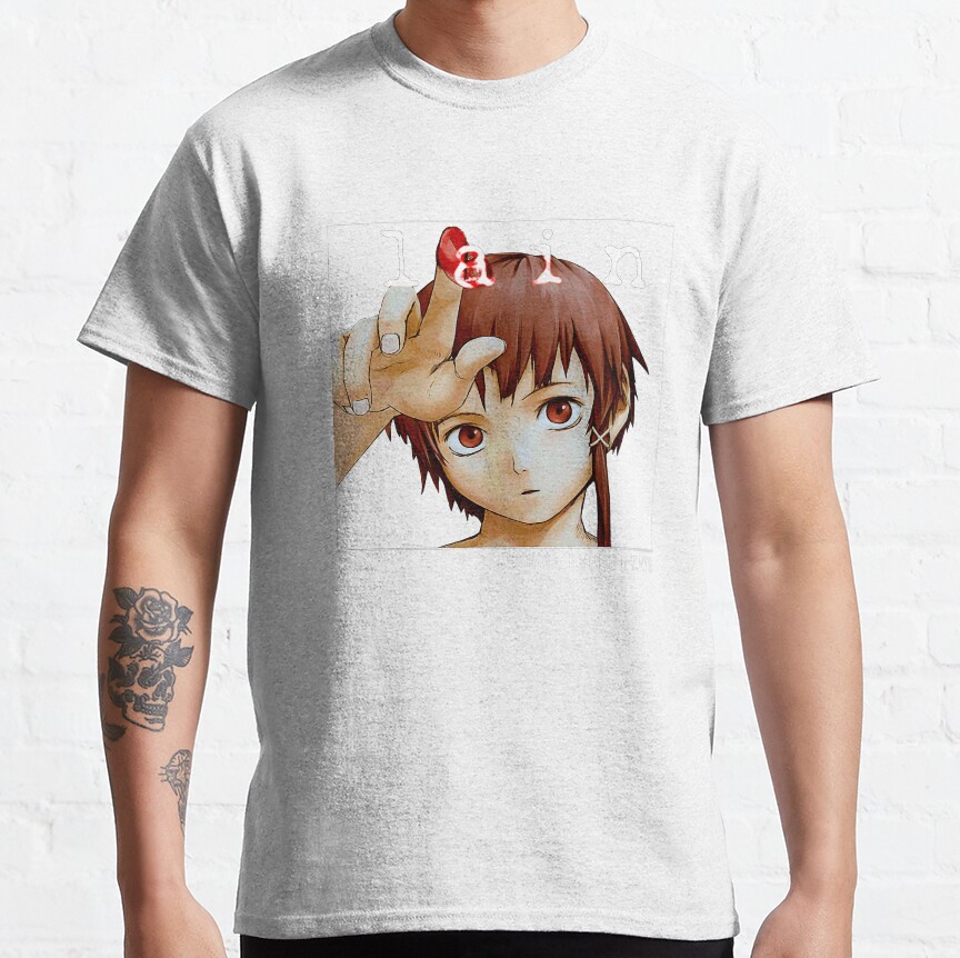 Serial Experiments Lain Anime T-shirt - Image 2