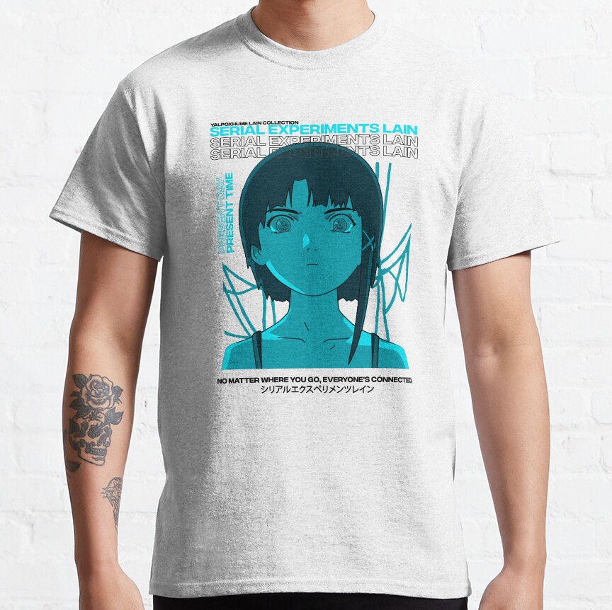 Serial Experiments Lain Aesthetic Retro T-shirt