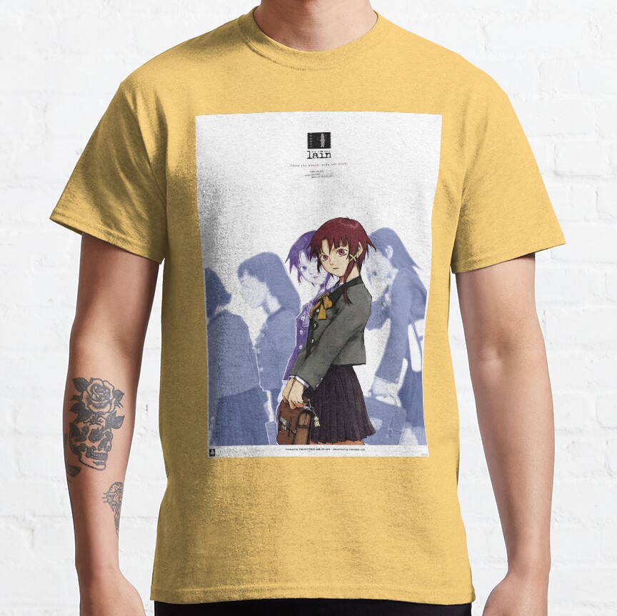 Serial Experiments Lain Ps1 Promo T-shirt - Image 6