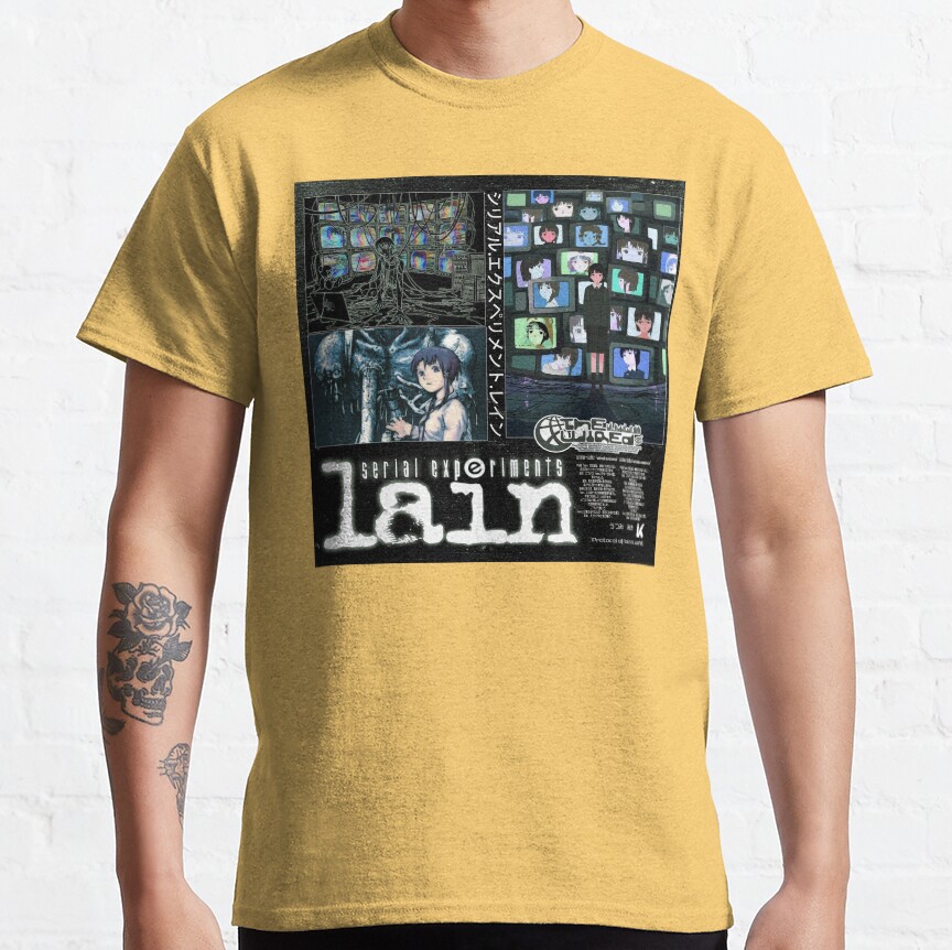 Serial Experiments Lain The Wired Virtual Girl T-shirt - Image 6