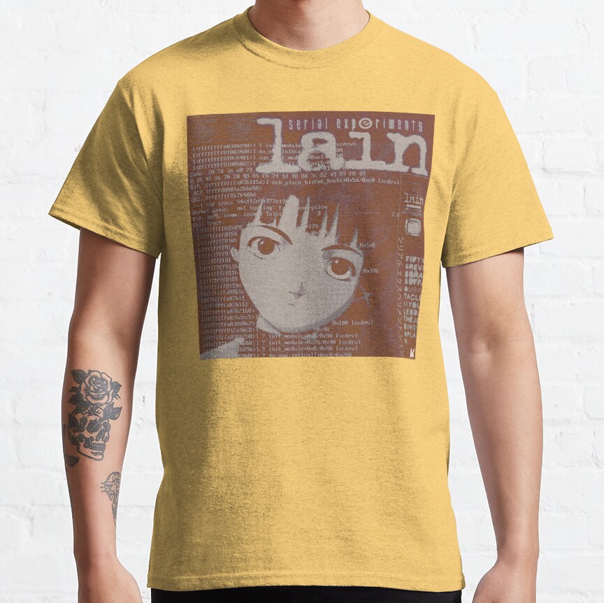 Serial Experiments Lain The Wired Virtual Girl T-shirt - Image 6