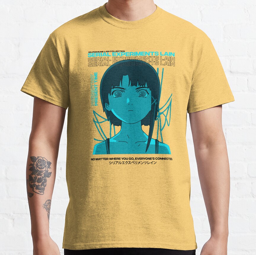 Serial Experiments Lain Aesthetic Retro T-shirt - Image 6