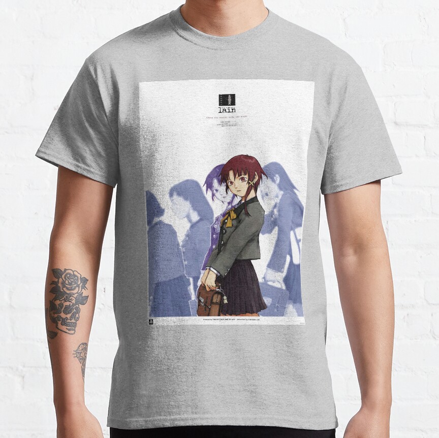 Serial Experiments Lain Ps1 Promo T-shirt - Image 3