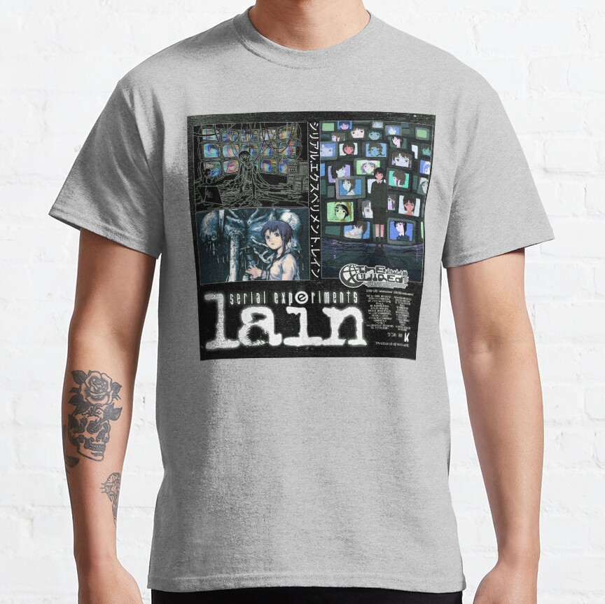 Serial Experiments Lain The Wired Virtual Girl T-shirt - Image 3