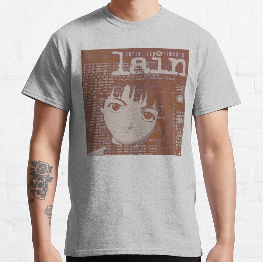 Serial Experiments Lain The Wired Virtual Girl T-shirt - Image 3