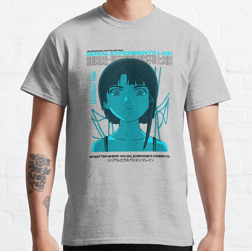 Serial Experiments Lain Aesthetic Retro T-shirt - Image 3