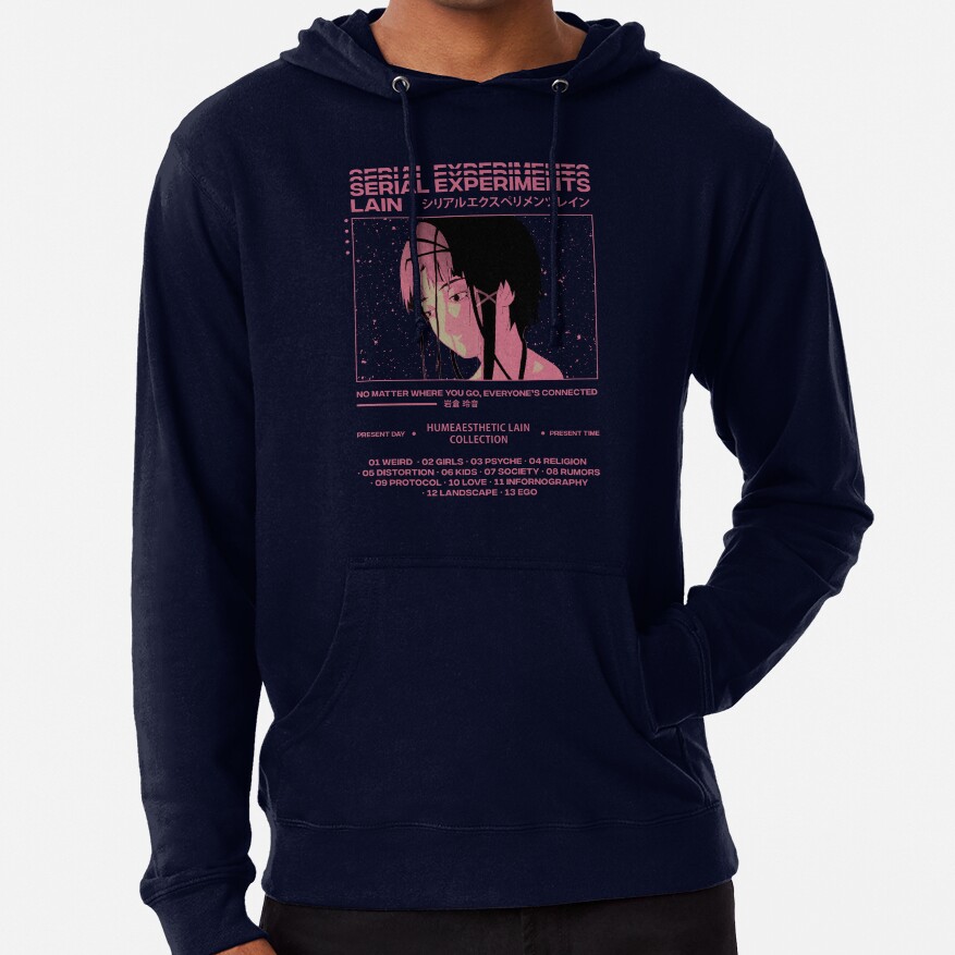 Serial Experiments Lain Aesthetic Hoodie - Image 5