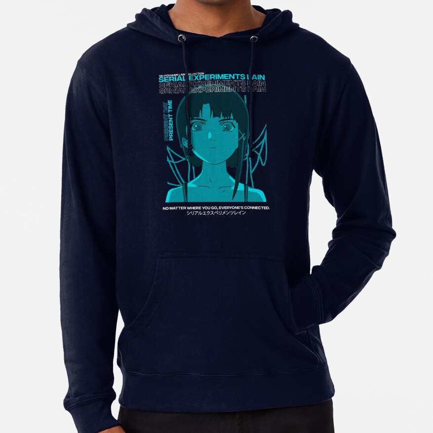 Serial Experiments Lain Aesthetic Retro Darker Hoodie - Image 5