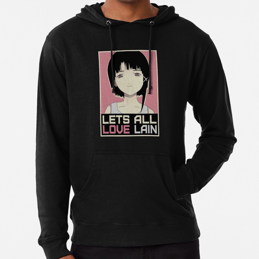 Serial Experiments Lain Lain Iwakura Lets All Love Lain Hoodie