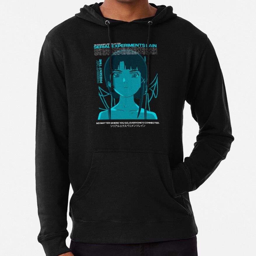 Serial Experiments Lain Aesthetic Retro Darker Hoodie