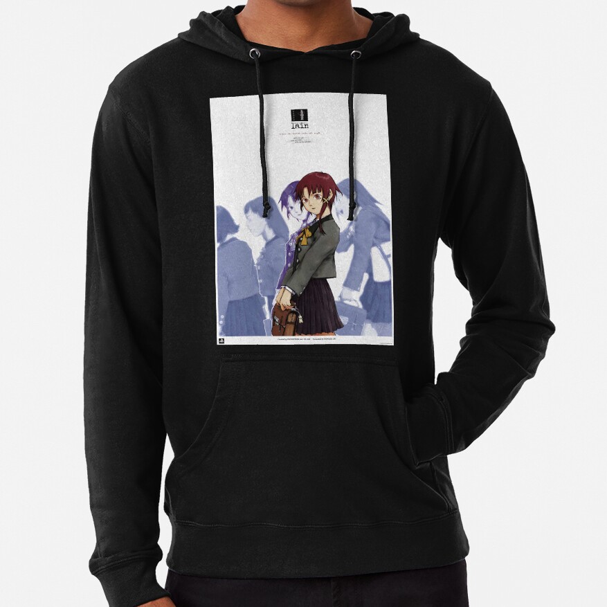 Serial Experiments Lain Ps1 Promo Hoodie - Image 2