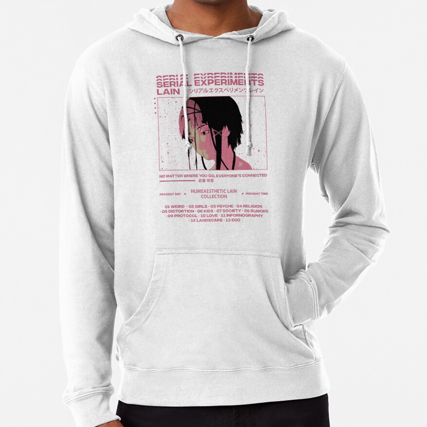 Serial Experiments Lain Aesthetic Hoodie - Image 2