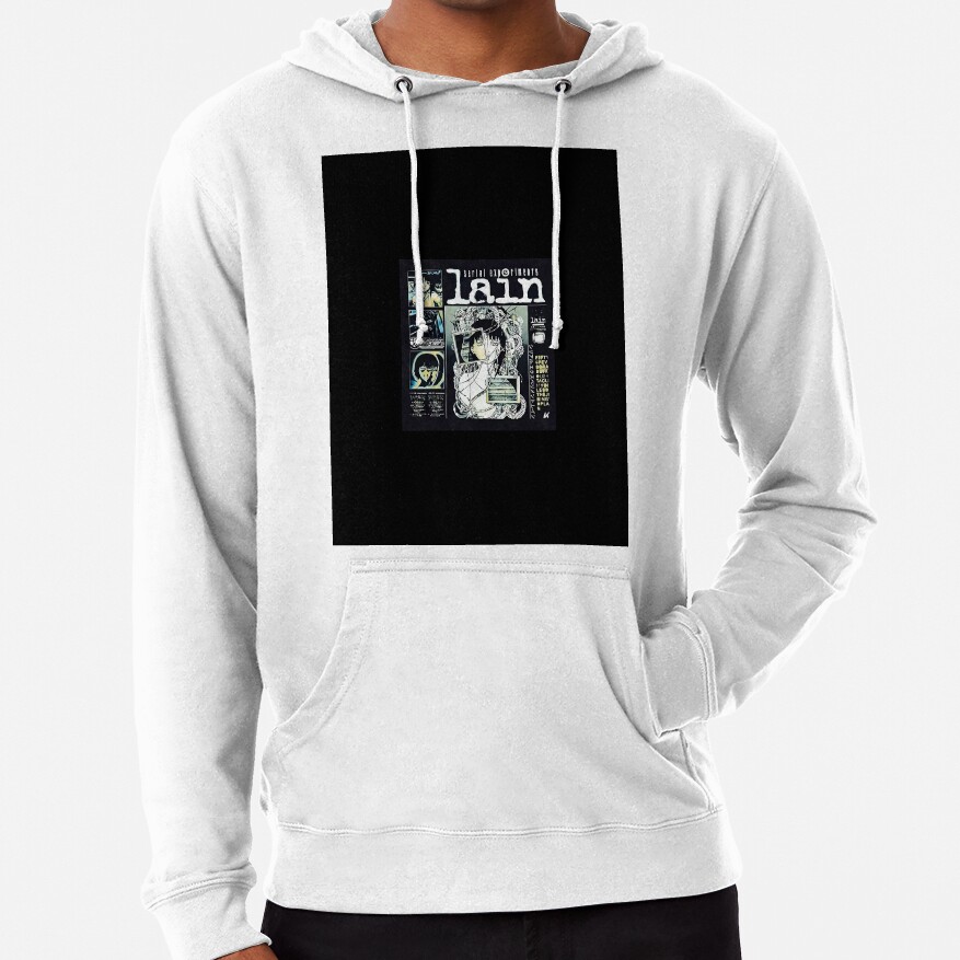 Serial Experiments Lain Cybercore Collage Design Hoodie - Image 2