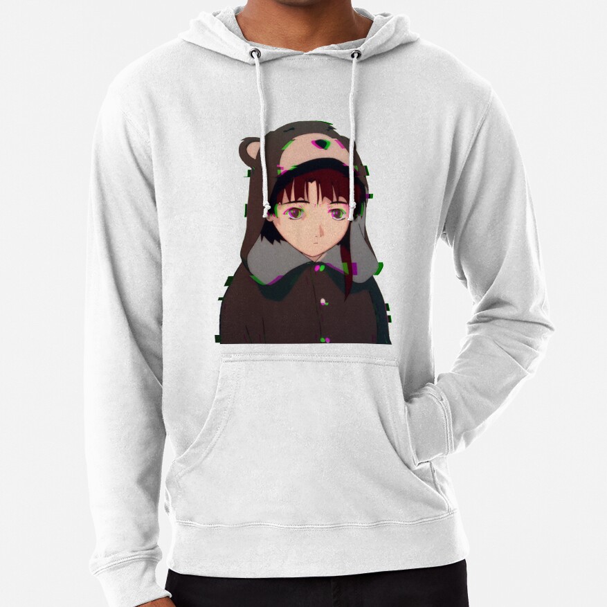 Lain Glitch Hoodie