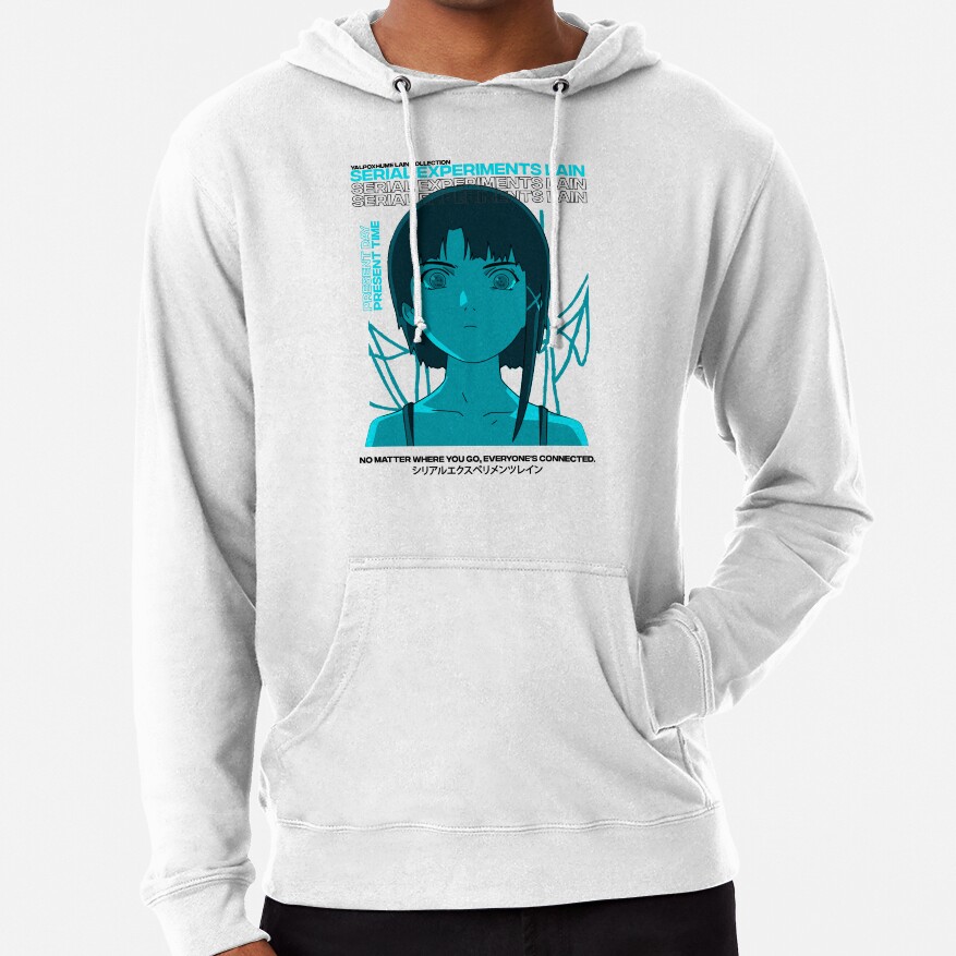 Serial Experiments Lain Aesthetic Retro Hoodie