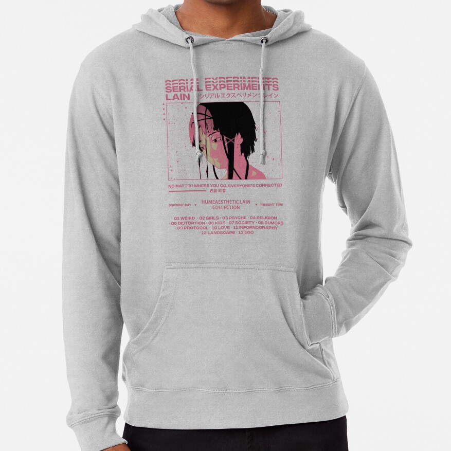 Serial Experiments Lain Aesthetic Hoodie - Image 4