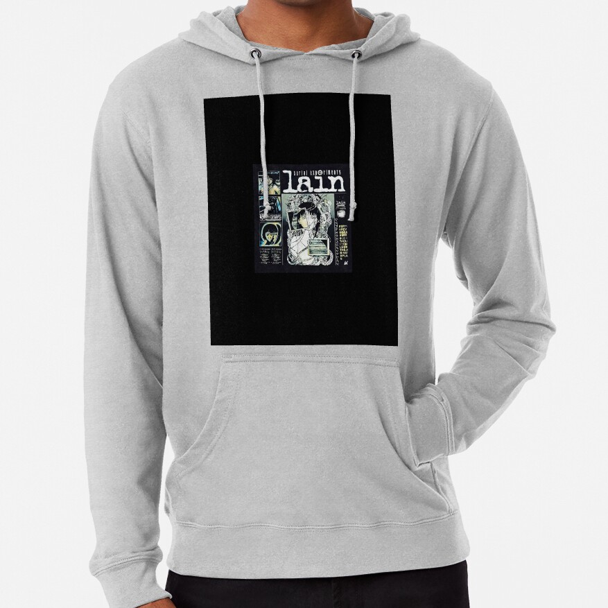 Serial Experiments Lain Cybercore Collage Design Hoodie - Image 4