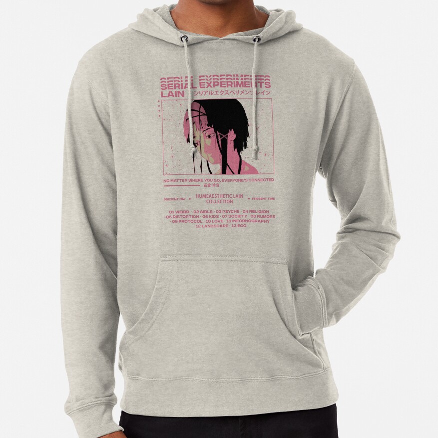 Serial Experiments Lain Aesthetic Hoodie - Image 3