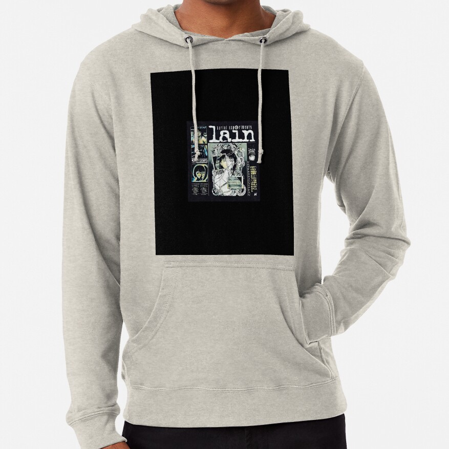 Serial Experiments Lain Cybercore Collage Design Hoodie